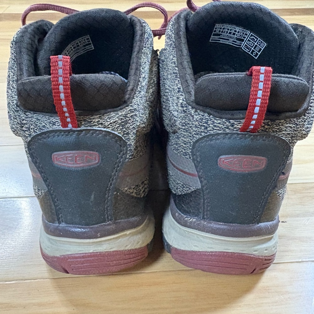 Keen Terradora Mid Boots Womens Sz 7.5 Brown Waterproof Hiking Shoes Very good - Picture 6 of 9